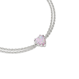 Stolen Girlfriends Club Love Claw Bracelet - Pink Opal