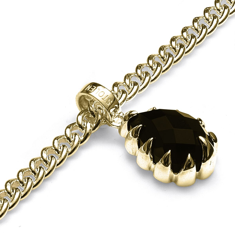 Stolen Girlfriends Club Love Claw Drop Necklace Onyx Gold