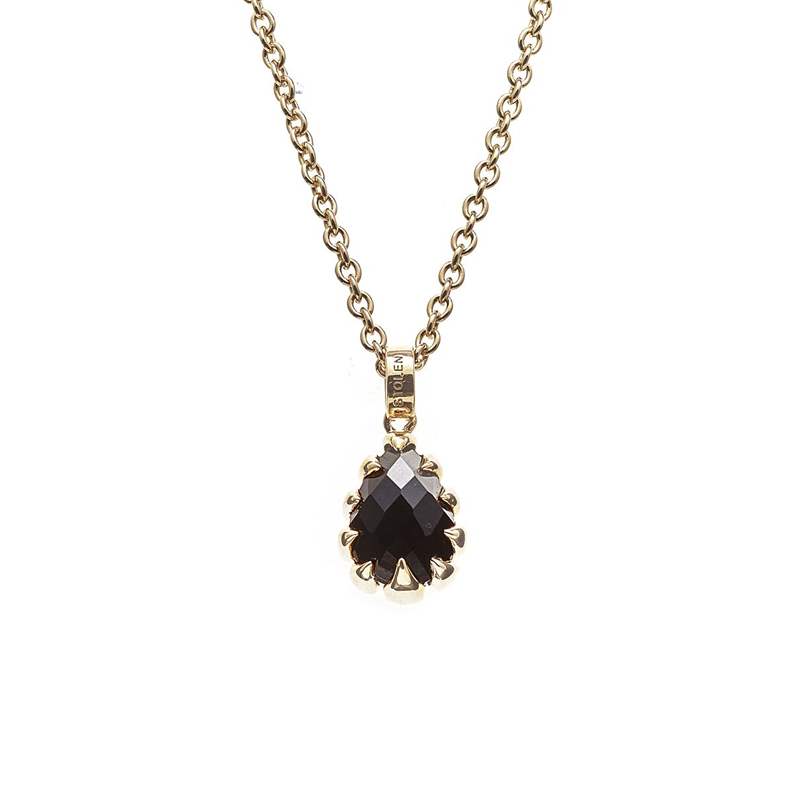 Stolen Girlfriends Club Love Claw Drop Necklace Onyx Gold