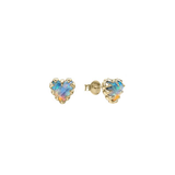 Stolen Girlfriends Club Love Claw Earrings - Opal - Gold