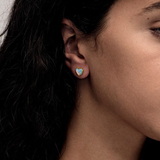 Stolen Girlfriends Club Love Claw Earrings - Opal - Gold