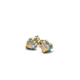 Stolen Girlfriends Club Love Claw Earrings - Opal - Gold