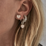 Stolen Girlfriends Club Love Claw Earrings Rose Quartz