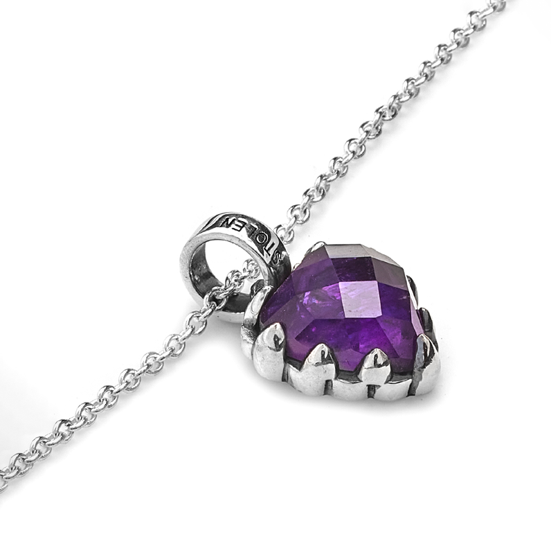 Stolen Girlfriends Club Love Claw Necklace - Amethyst