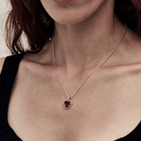 Stolen Girlfriends Club Love Claw Necklace - Garnet