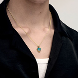 Stolen Girlfriends Club Love Claw Necklace - Opal - Gold