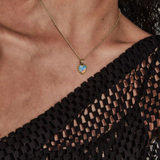 Stolen Girlfriends Club Love Claw Necklace Opal - Gold