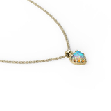 Stolen Girlfriends Club Love Claw Necklace Opal - Gold