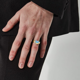 Stolen Girlfriends Club Love Claw Ring Opal - Gold