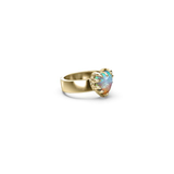 Stolen Girlfriends Club Love Claw Ring Opal - Gold