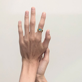 Stolen Girlfriends Club Love Claw Ring - Opal - Gold