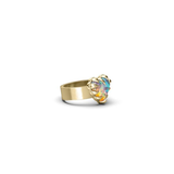 Stolen Girlfriends Club Love Claw Ring - Opal - Gold