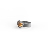 Stolen Girlfriends Club Love Claw Ring Orange Citrine