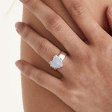 Stolen Girlfriends Club Love Claw Ring Blue Lace Agate