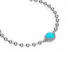 Stolen Girlfriends Club Baby Claw Ball Chain Bracelet Opal