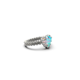 Stolen Girlfriends Club Mini Claw Love Ring - Opal