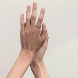 Stolen Girlfriends Club Mini Claw Love Ring - Opal - Gold