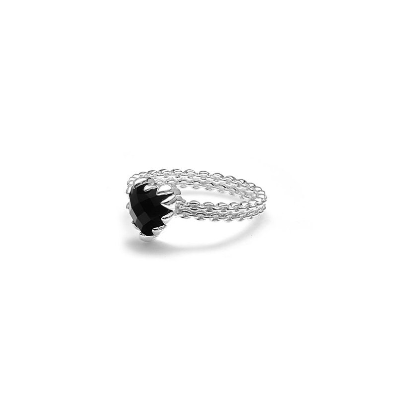 Stolen Girlfriends Club Mini Claw Ring Onyx