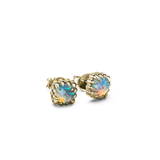 Stolen Girlfriends Club Love Mini Claw Studs Opal - Gold