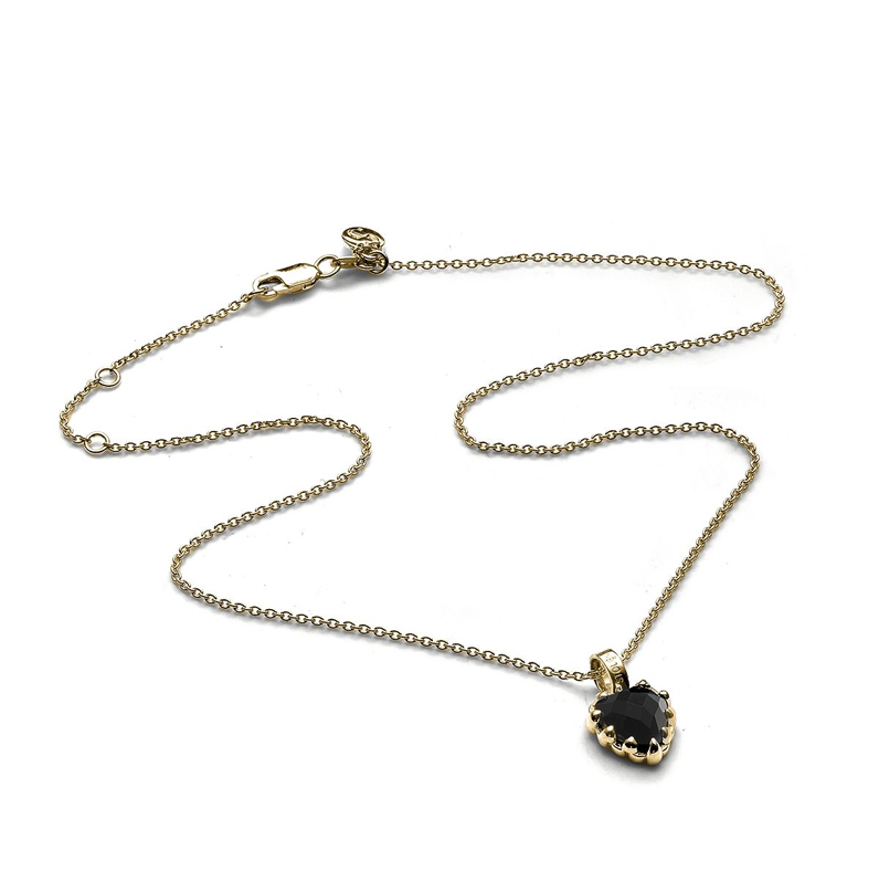 Stolen Girlfriends Club Mini Love Claw Necklace Onyx Gold