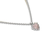Stolen Girlfriends Club Mini Love Claw Necklace Rose Quartz