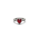 Stolen Girlfriends Club Mini Claw Ring - Garnet