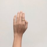 Stolen Girlfriends Club Mini Love Claw Ring - Pink Opal Gold