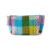 Kip & Co Sorbet Tartan Velvet Toiletry Bag