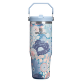 Stanley Iceflow Flip Straw Tumbler 890ml/30oz Blue Dream Wildflower