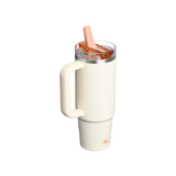 Stanley The Quencher ProTour Flip Straw Tumbler Cream Apricot Gloss 30 OZ