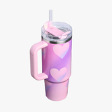 Stanley Quencher 30 OZ Powder Pink Heart Gradient