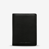 Status Anxiety In Transit Passport Wallet Black