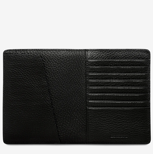 Status Anxiety In Transit Passport Wallet Black