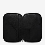 Status Anxiety Nowhere To Be Found Passport Wallet Black