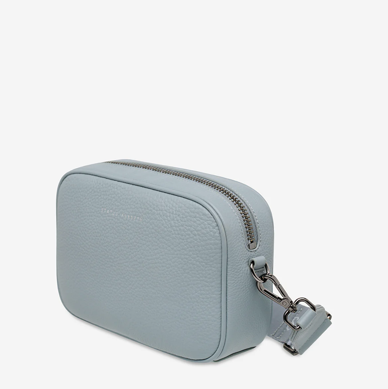 Status Anxiety Plunder Bag Powder Blue with Webbed Strap