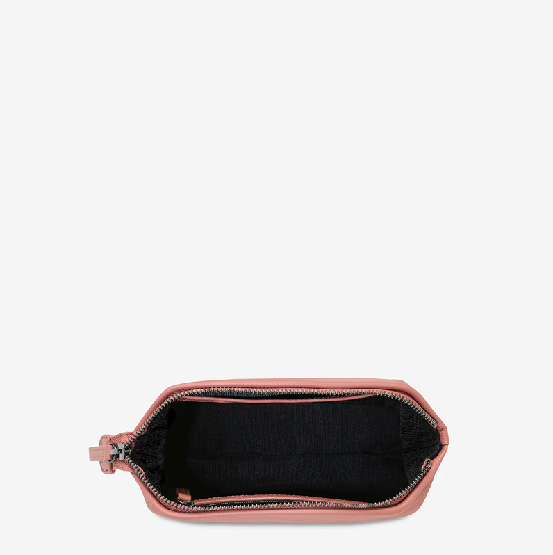 Status Anxiety Thinking Of A Place Toiletries Bag Dusty Rose