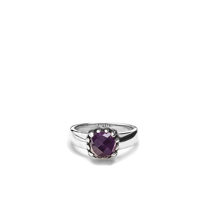 Stolen Girlfriends Club Baby Claw Ring - Amethyst