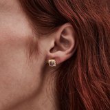 Stolen Girlfriends Club Baby Claw Earrings Mystic Quartz Gold Plated