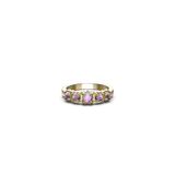 Stolen Girlfriends Club Halo Cluster Ring Mystic Quartz Gold Plated