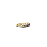 Stolen Girlfriends Club Halo Cluster Ring Mystic Quartz Gold Plated