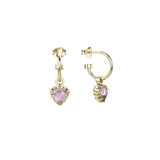 Stolen Girlfriends Club Love Claw Anchor Earrings Mystic Quartz Gold Plated