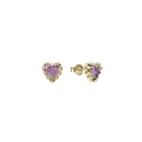 Stolen Girlfriends Club Love Claw Earrings Mystic Quartz Gold Plated