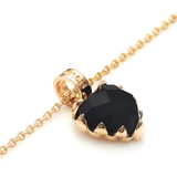 Stolen Girlfriends Club Love Claw Necklace Onyx Gold Plated