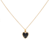 Stolen Girlfriends Club Love Claw Necklace Onyx Gold Plated