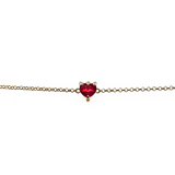 Stolen Girlfriends Club Garnet Talon Bracelet - Gold