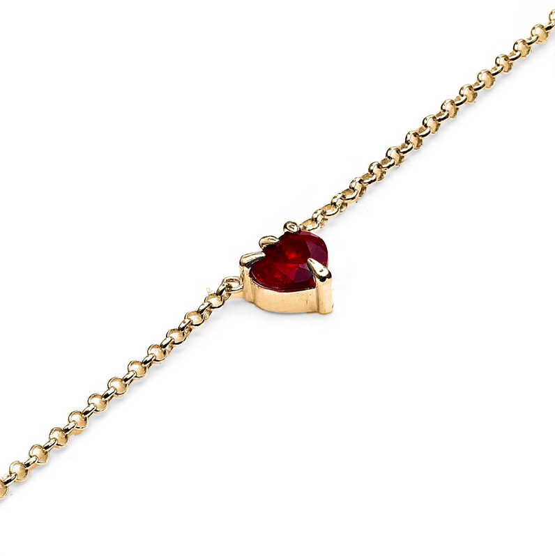 Stolen Girlfriends Club Talon Necklace Garnet - Gold