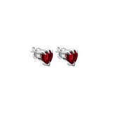 Stolen Girlfriends Club Talon Studs Garnet - Silver