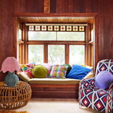 Kip & Co Florida Tartan Cushion