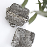 Stone Coasters - Grey Travertine - 4 Pack