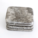 Stone Coasters - Grey Travertine - 4 Pack